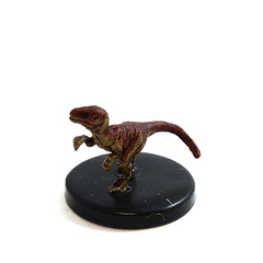 Velociraptor #5b (red and brown)